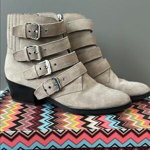 Women's Dolce Vita Greige Ankle Boots